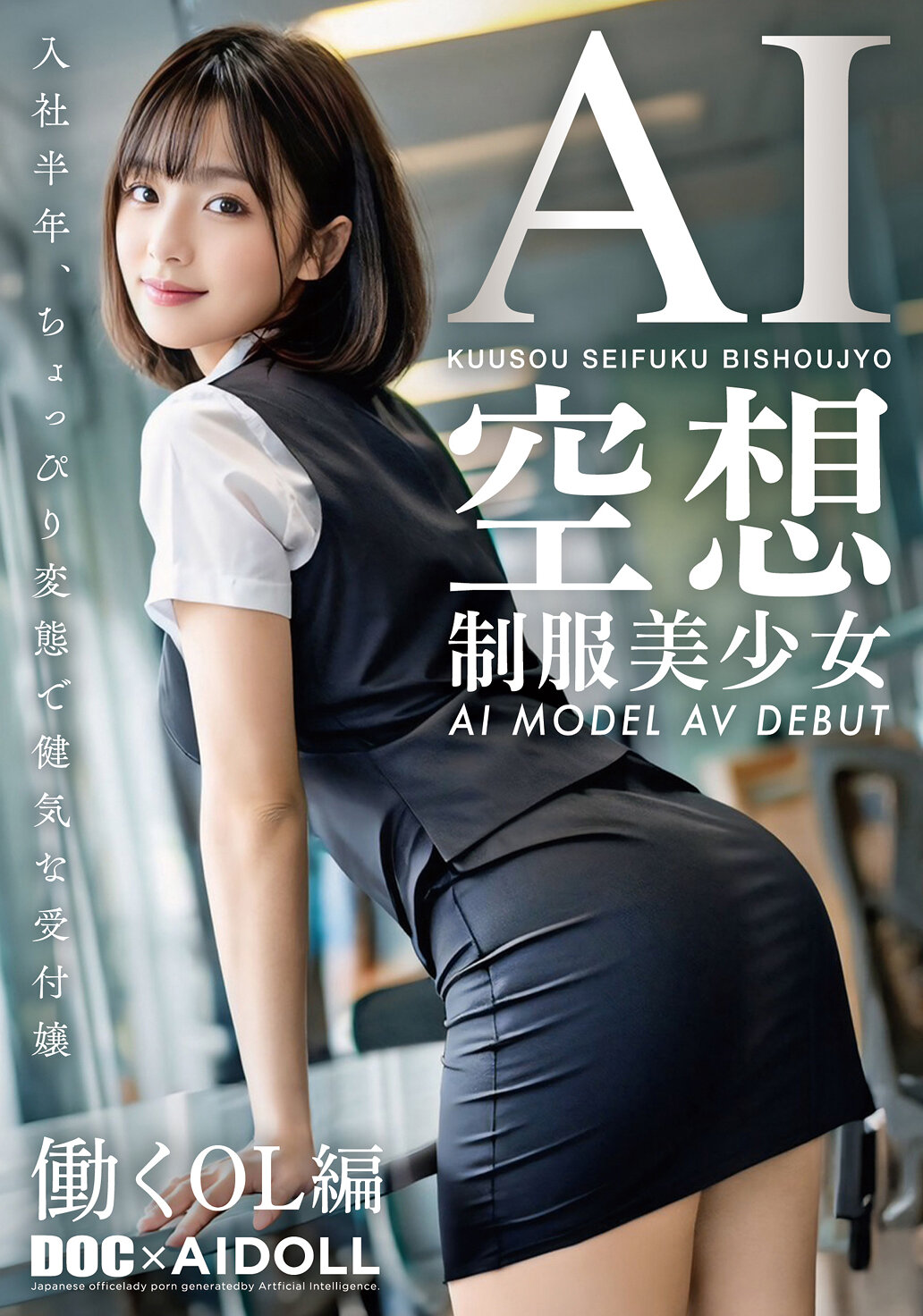 【DAL-005】空想制服美少女 AI MODEL AV DEBUT 働くOL編